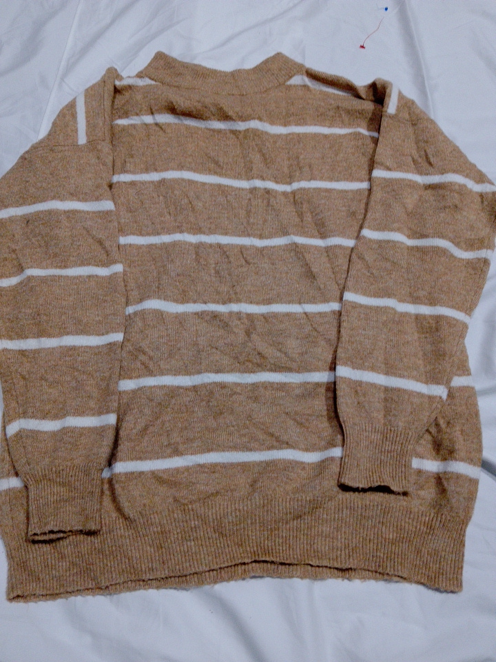 New Day Striped Knit Sweater