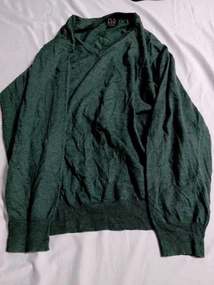 Jos A Bank Merino Wool Cardigan