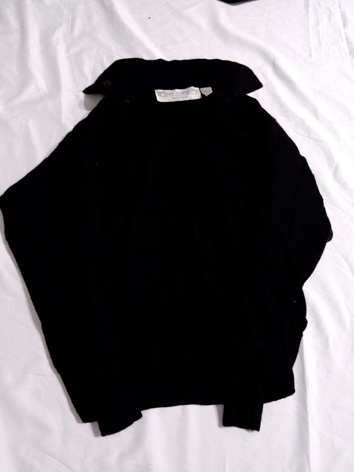 John Ashford Black Knit Sweater