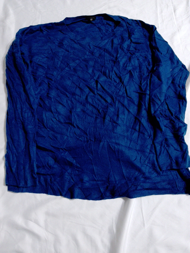 Talbots Navy Knit Sweater