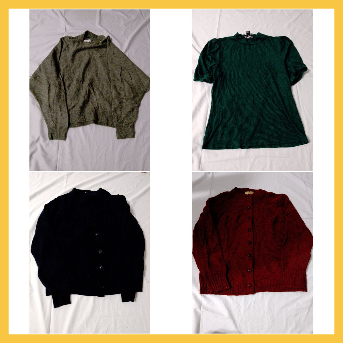 Bundle di maglione e cardigan delicatamente usati ..