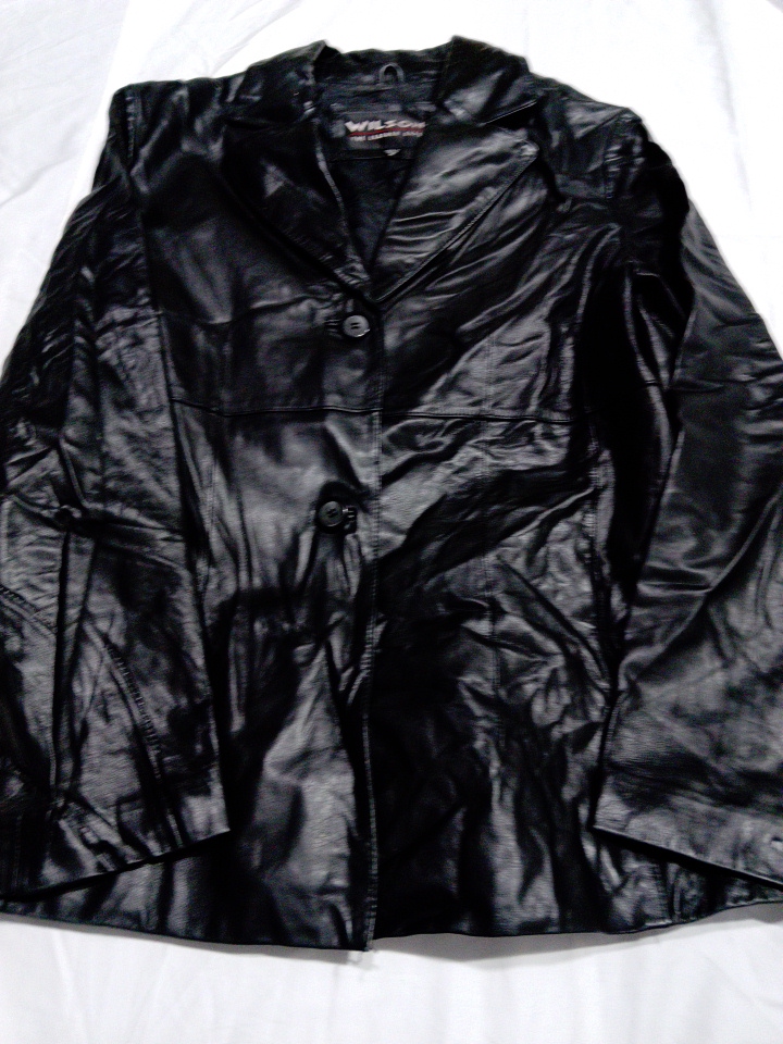 Jaqueta de Couro Preta Wilson's Leather