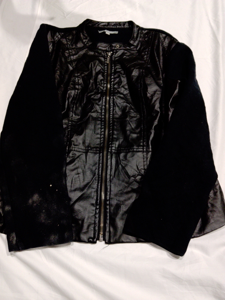 RY Collection schwarze Lederjacke