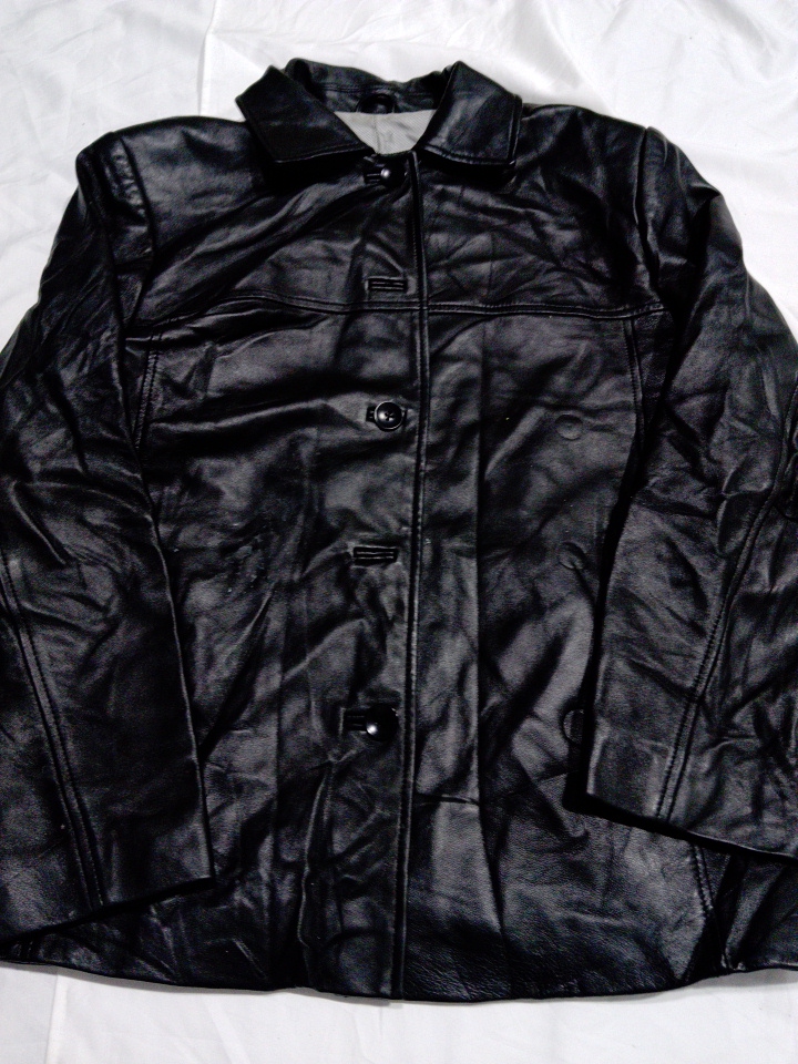 Valerie Stevens Black Leather Jacket