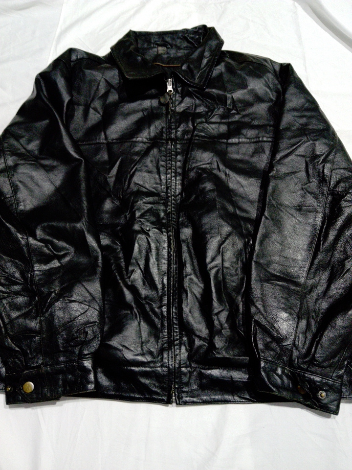 Jaqueta de Couro Preta Rossignol