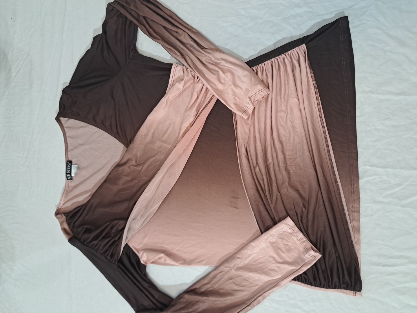 Blouse enveloppante à manches longues Ve..