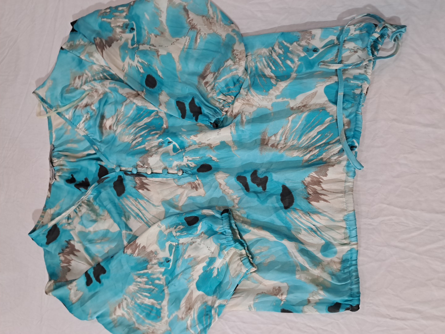 Blouse imprimée Signature by Larry Levin..