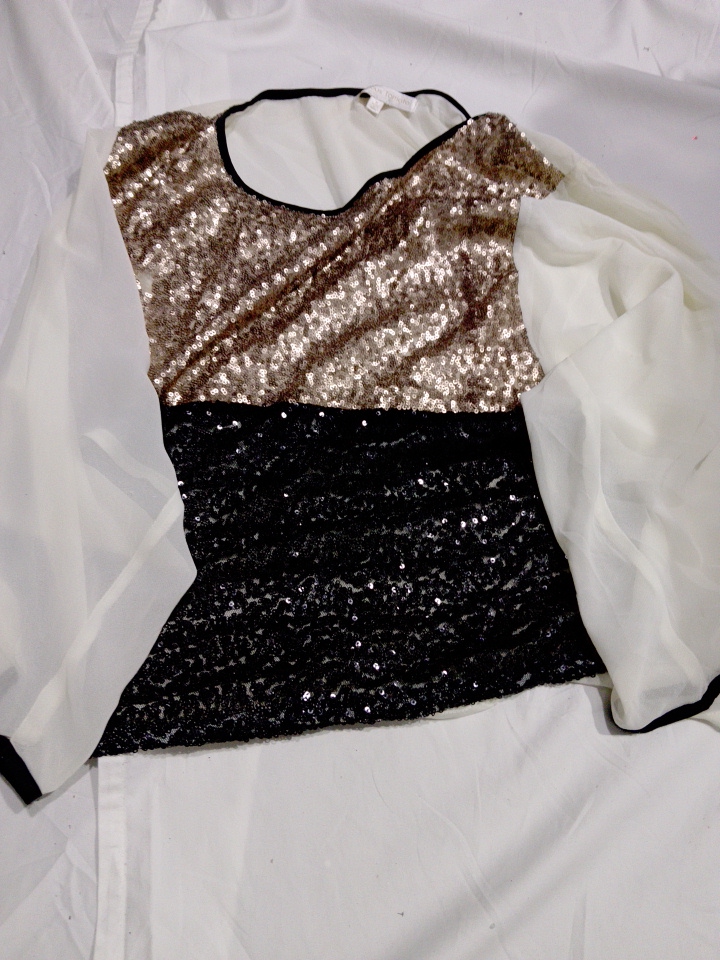 Designer Pailettenblusen-Bündel Fabulous Tomato Di..