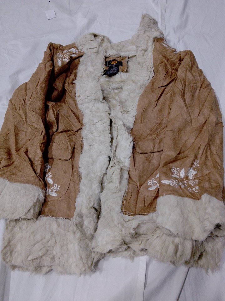 Route 66 Faux Fur Lined Jacket