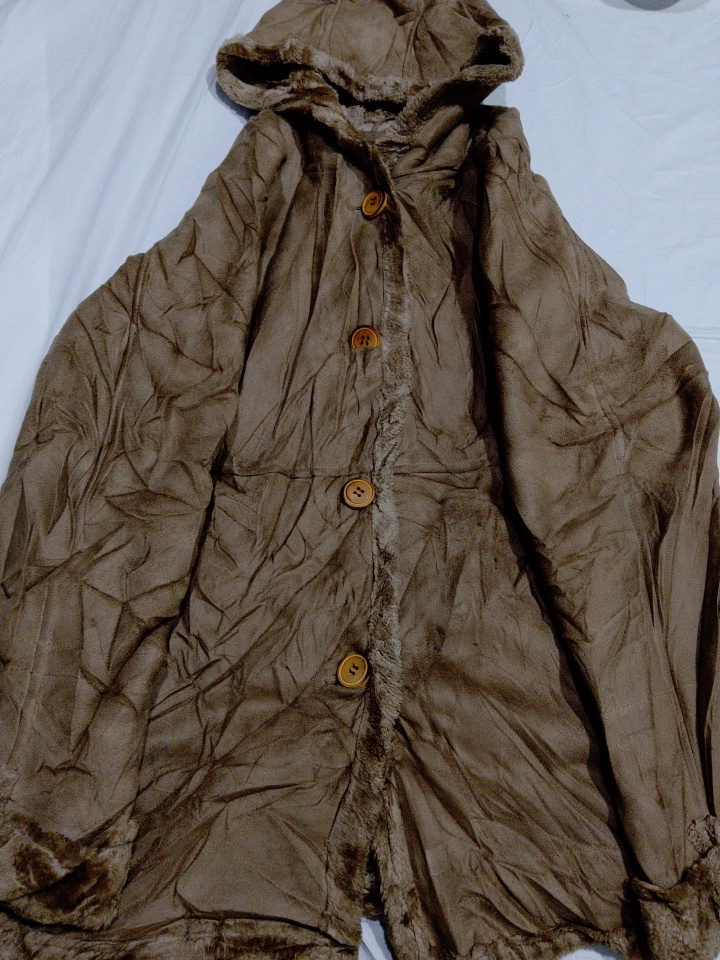 Jones New York Manteau en shearling avec capuche