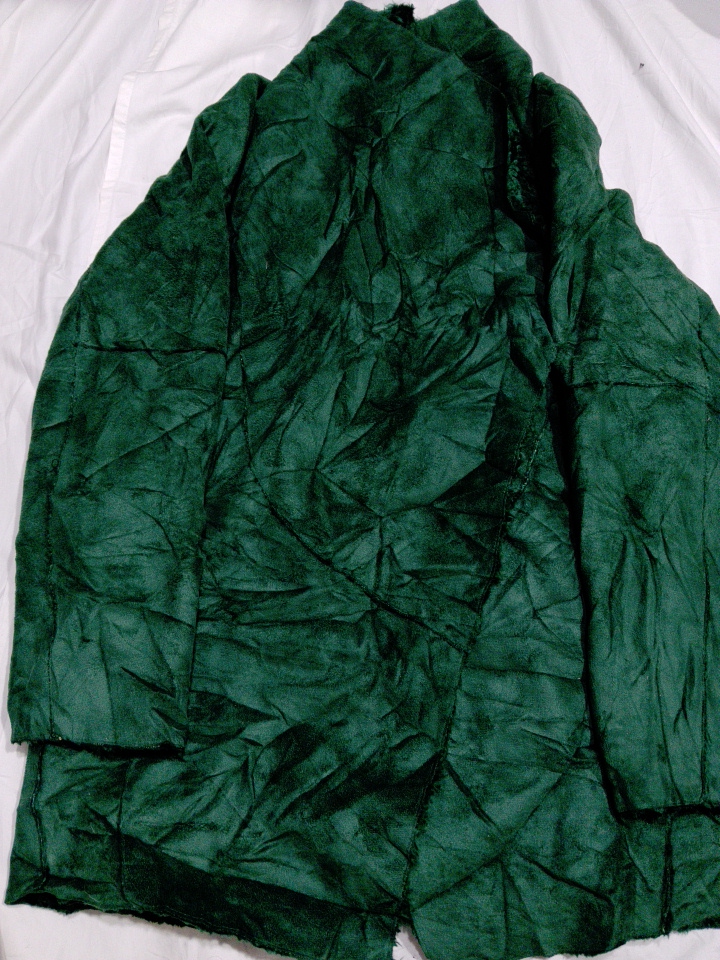 Twiggy London Green Velvet Blazer