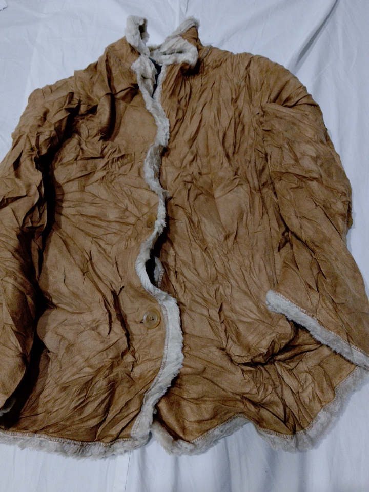 IZ Sport スエードファー トリム コート