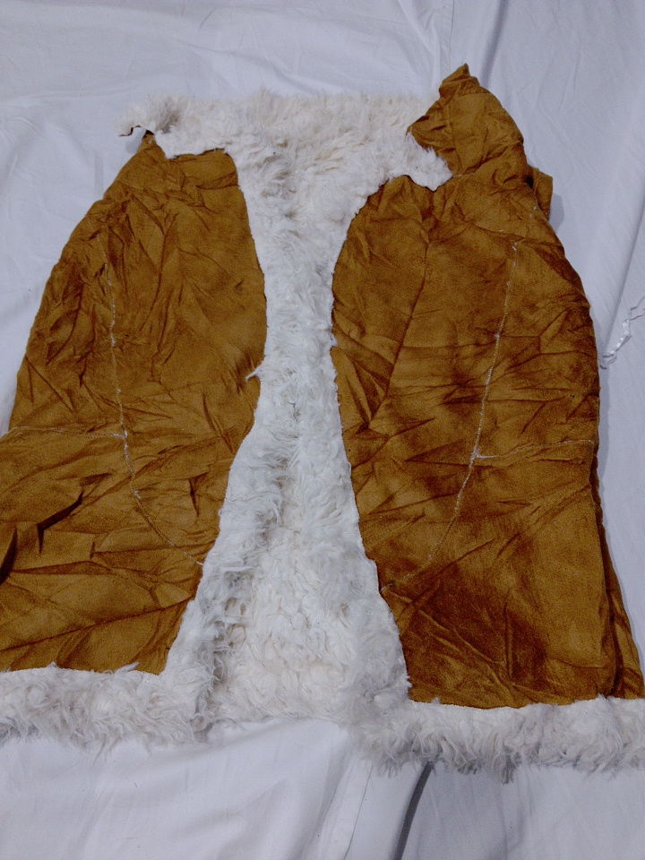 Vince Camuto Fur-Lined Leather Vest