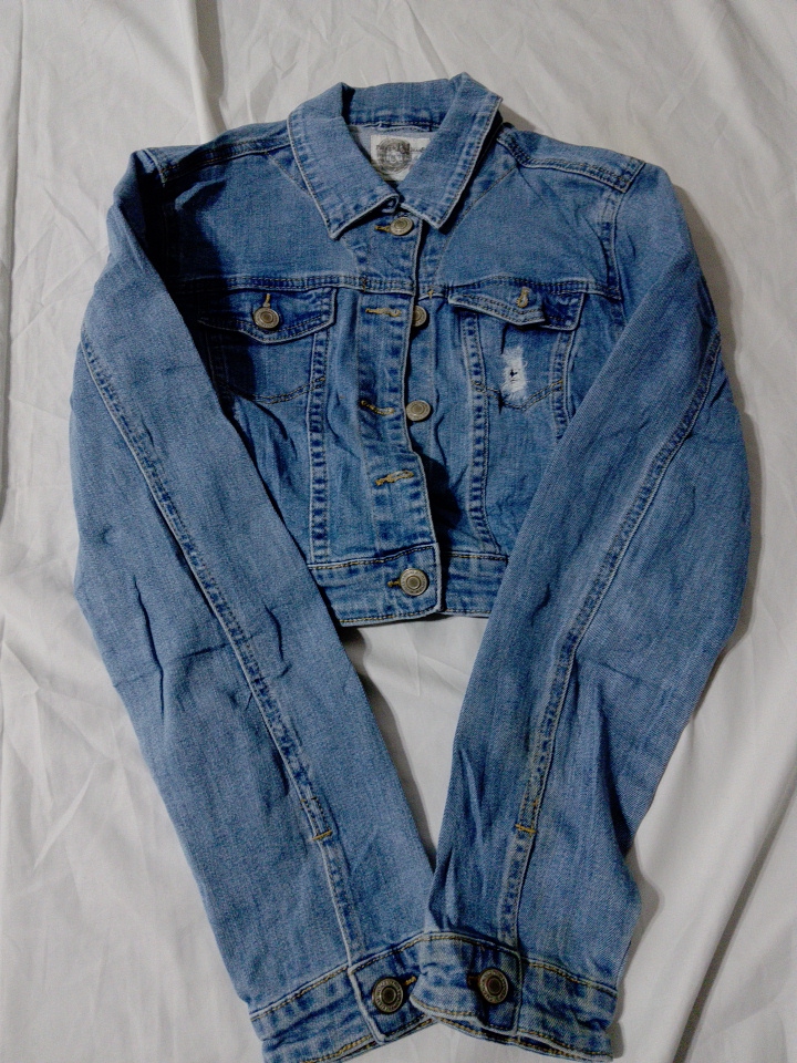 プレミアム L&M ジーンズ クロップド デニム ジャケット