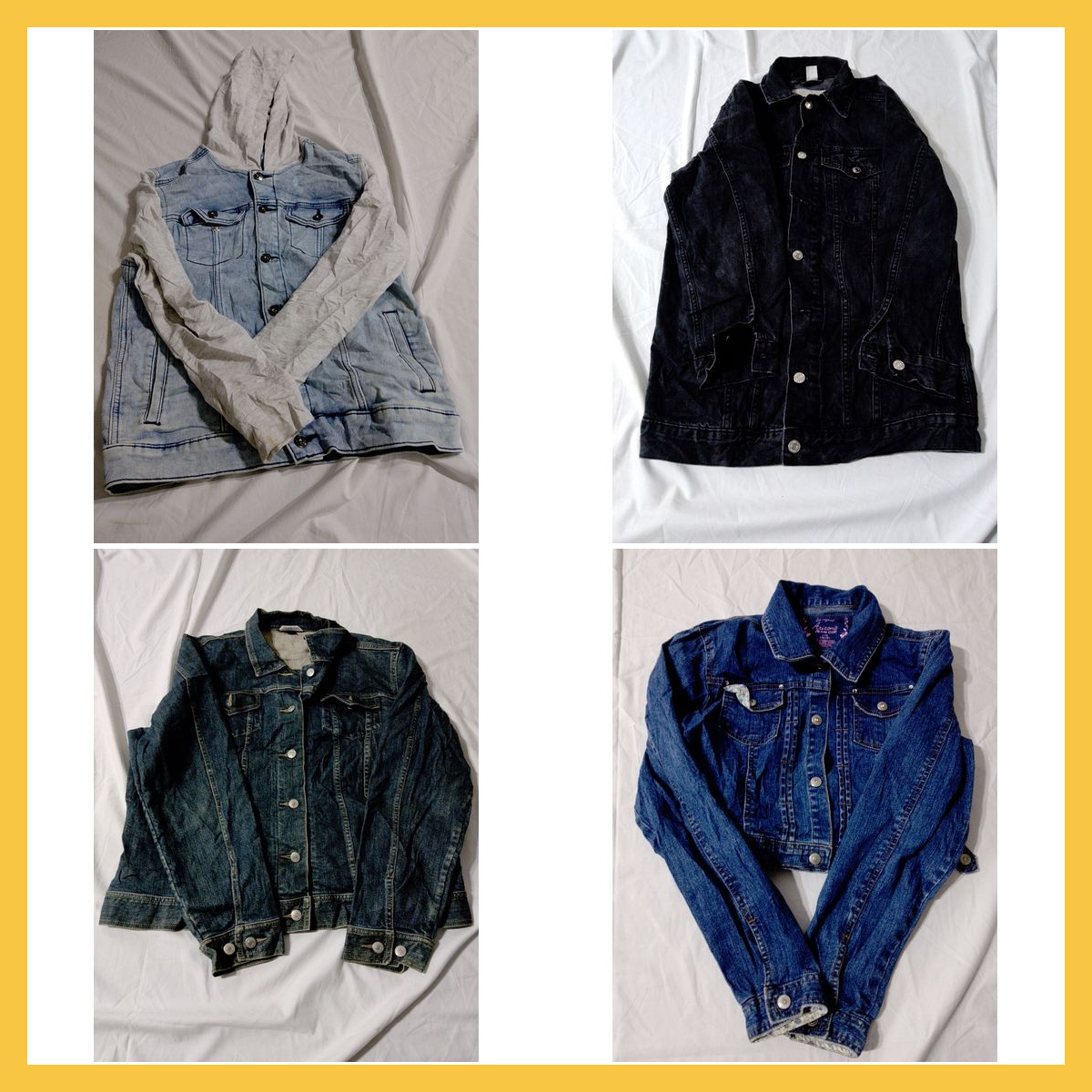 Bundle de veste en denim et en cuir - Art-o-class,..