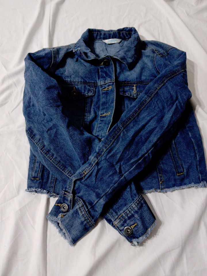 Highway Cropped Denimjacke