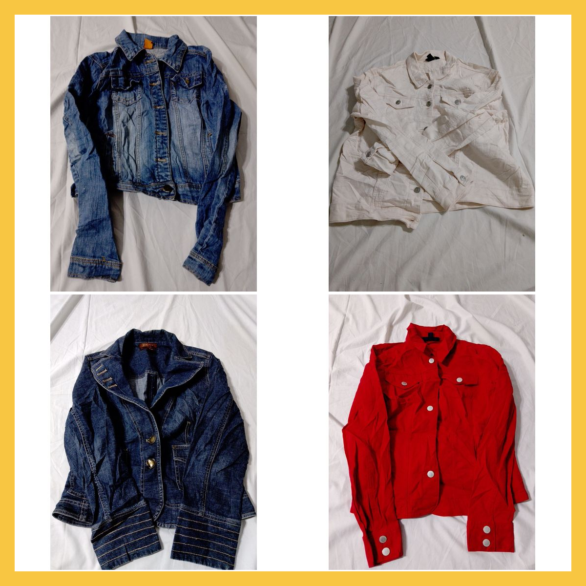 Ensemble de vestes en denim - Boho, Buffalo, Bando..