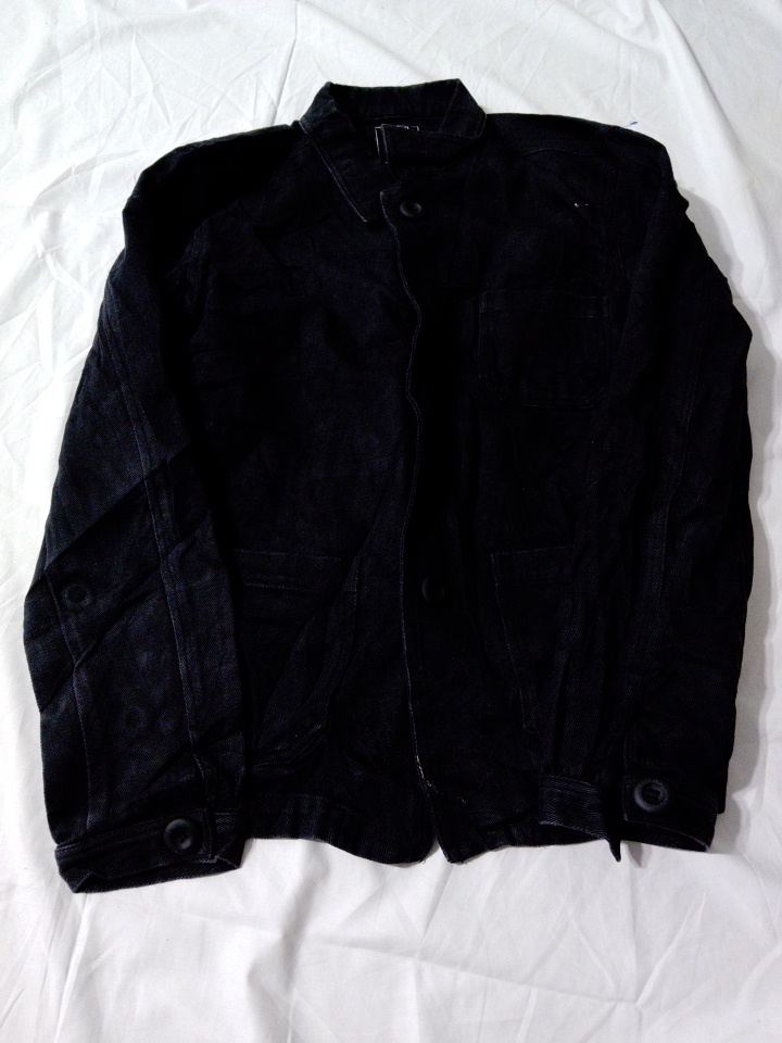Wolf Black Denim Jacket