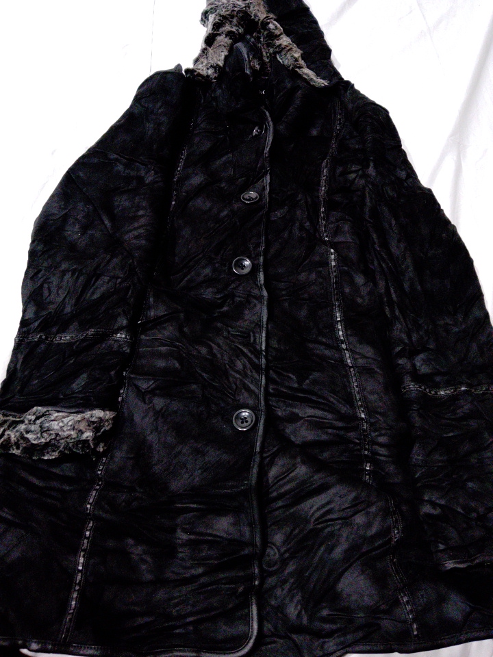 Manteau à capuche en fourrure Mona Lisa