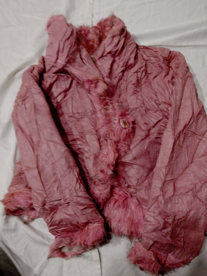 Louida Fur-Trimmed Pink Jacket