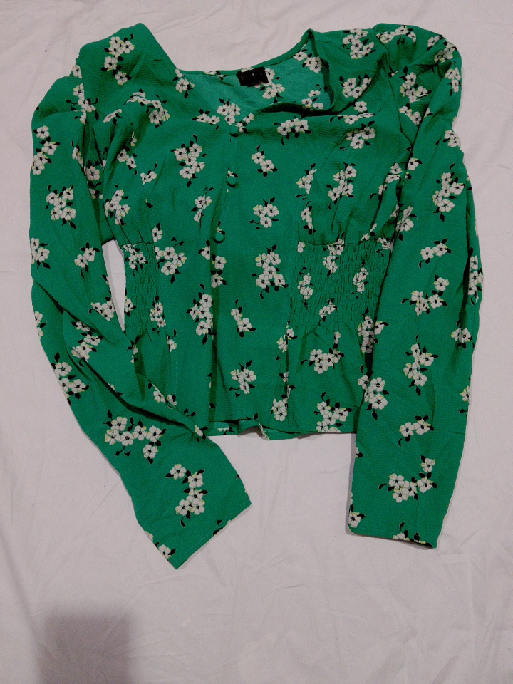 Free Press Printed Blouse