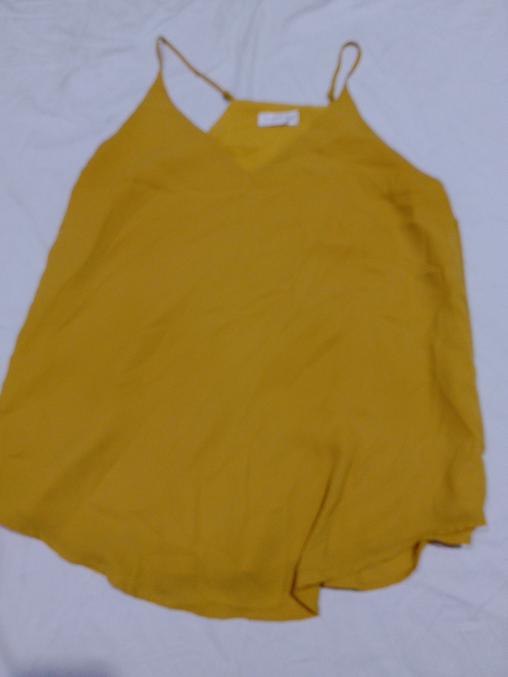 Evera Yellow Cami Top