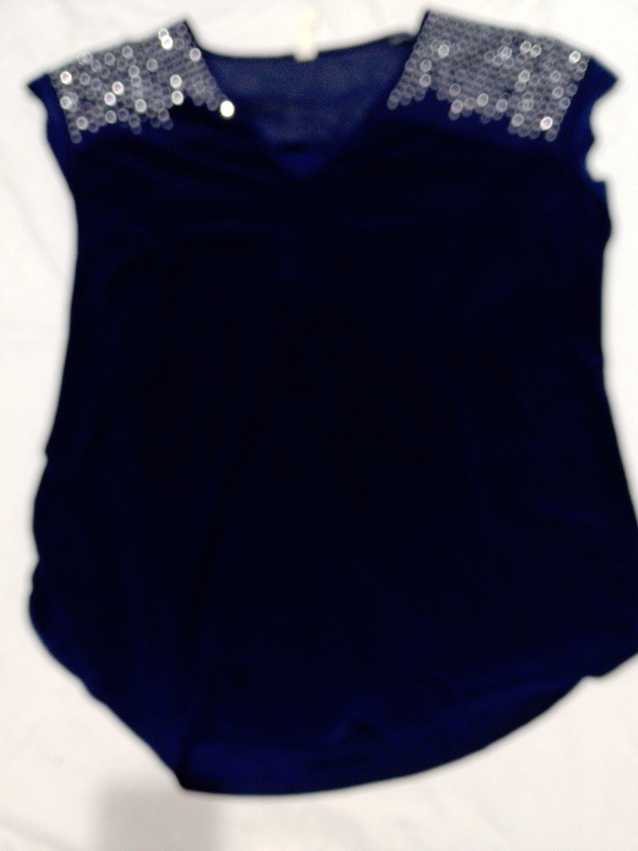 Blusa senza maniche con spalline di paillettes Exp..