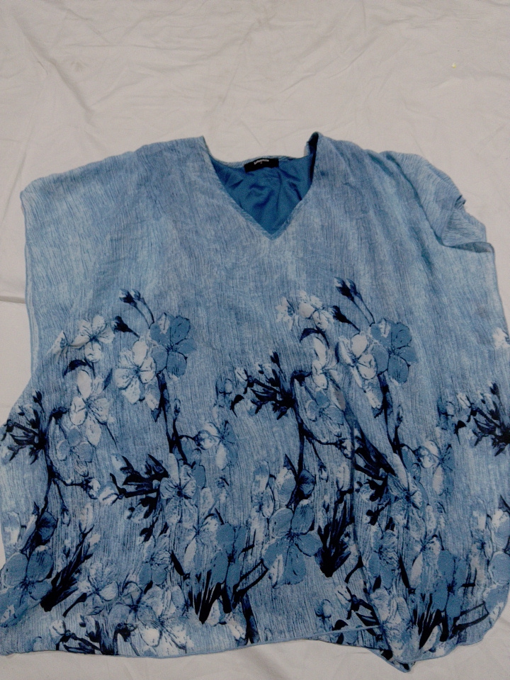 LOTSASMILE Blusa senza maniche stampata