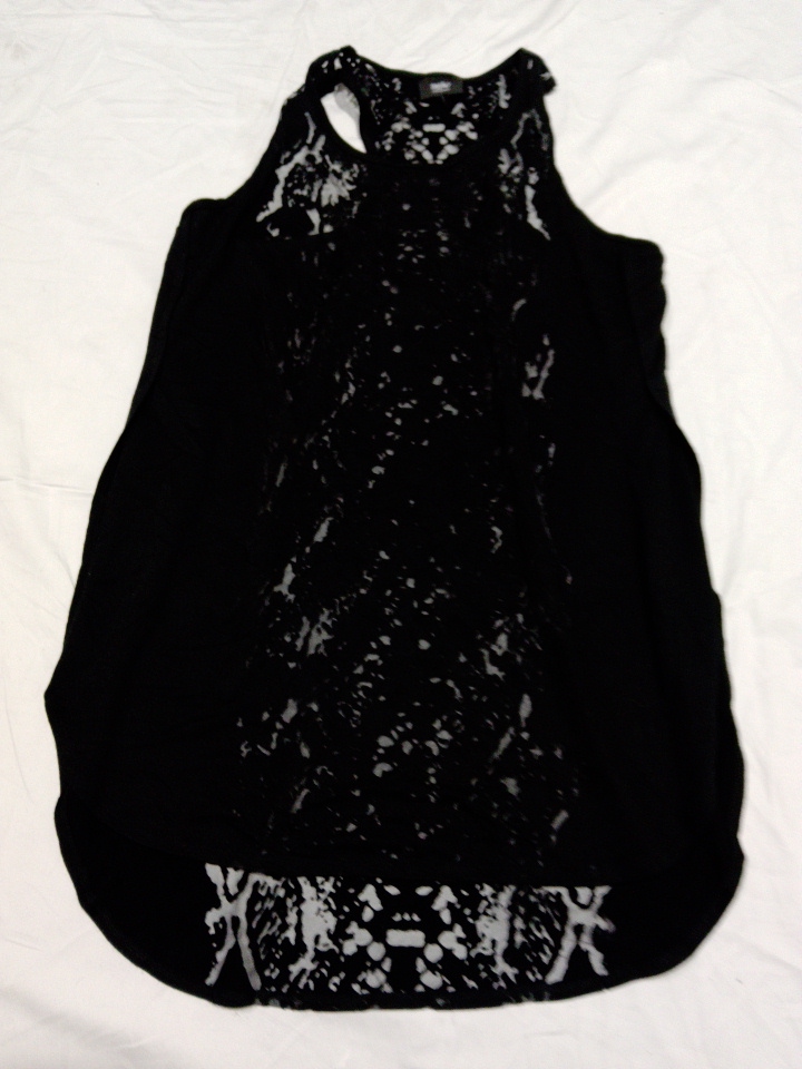 Moschino Black Lace Camisole