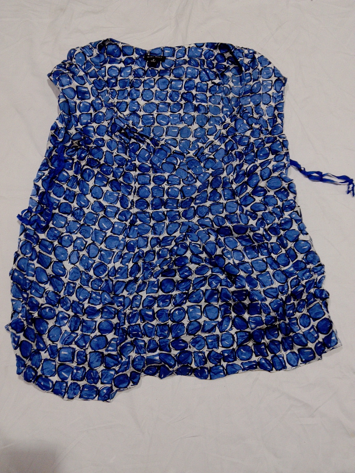 Blusa Sem Manga Estampada Nine West