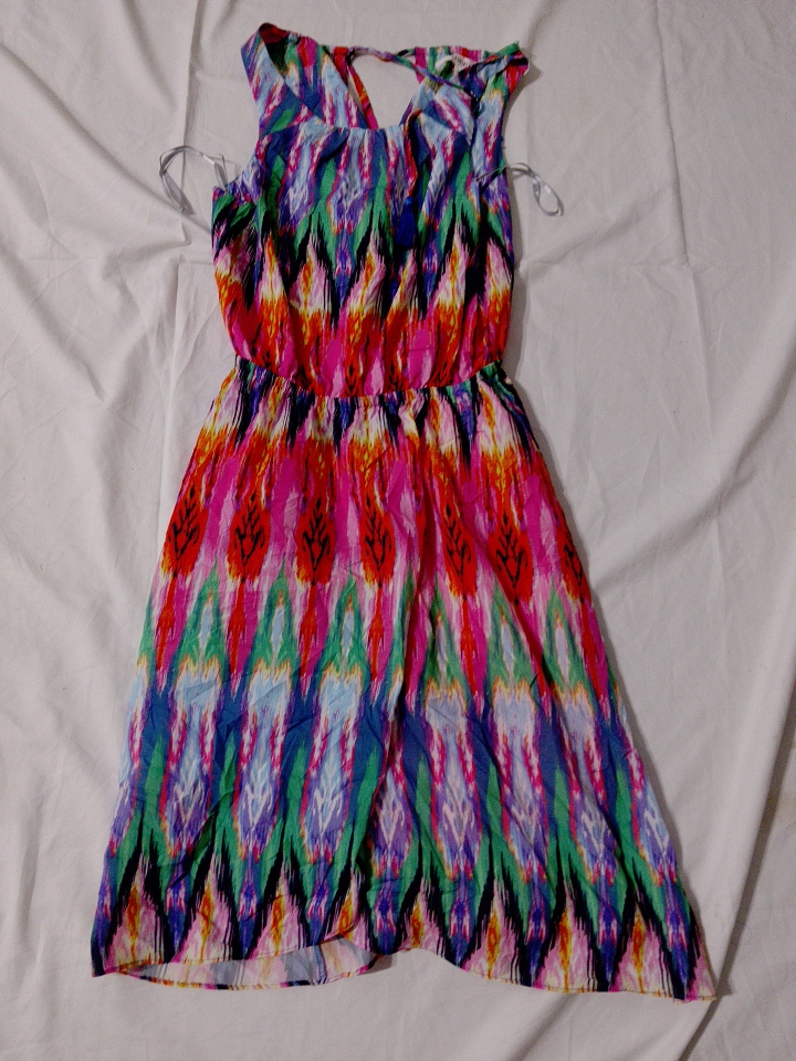 Vestido Mini Halter Estampado Athleta