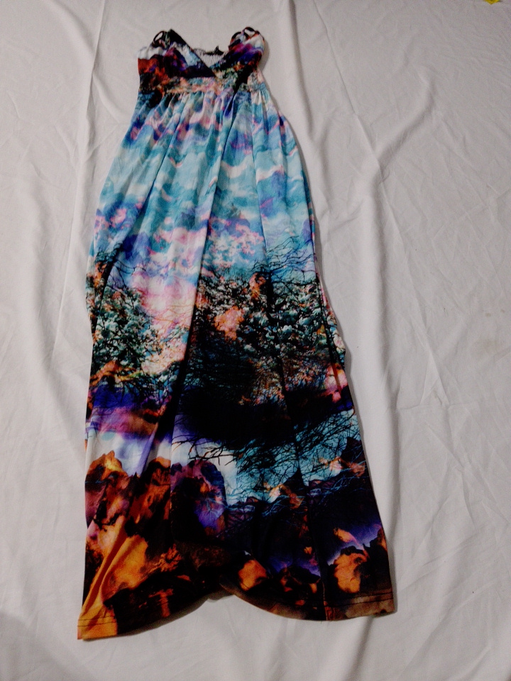 Just Multicolored Maxi Dress