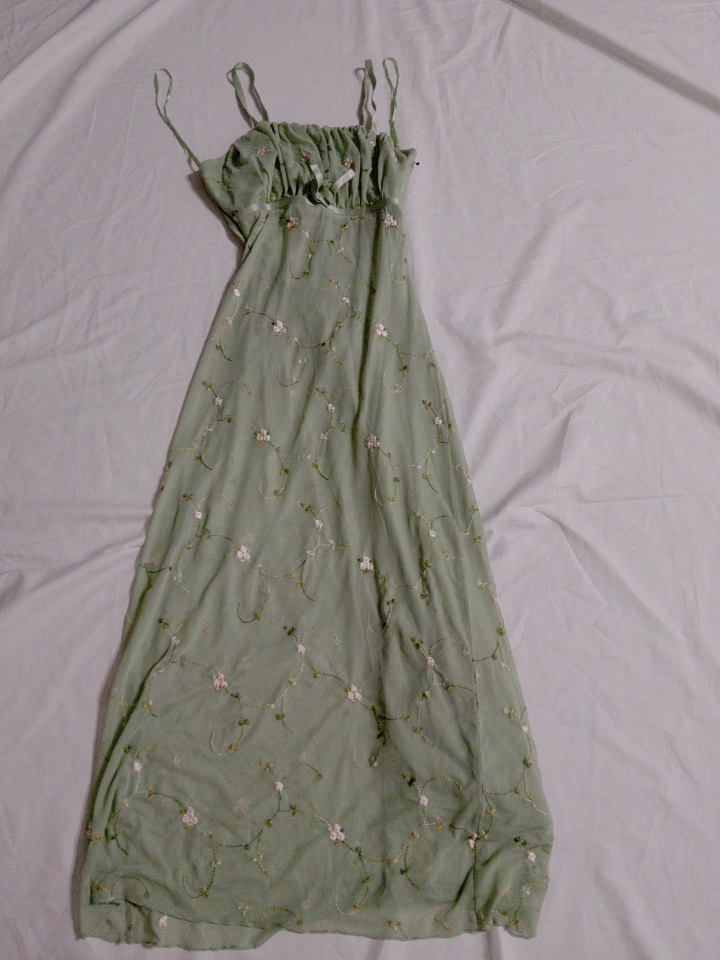 Unbranded Floral Spaghetti Strap Maxi Dress