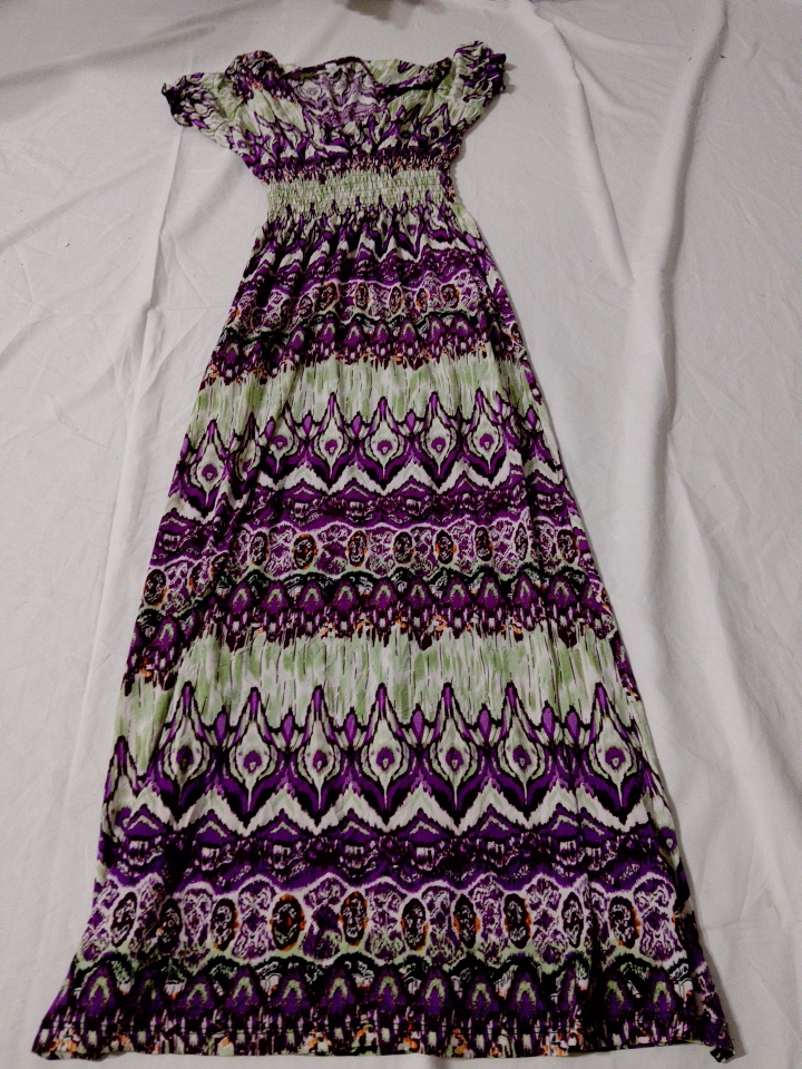Westloop Purple Printed Maxi Dress
