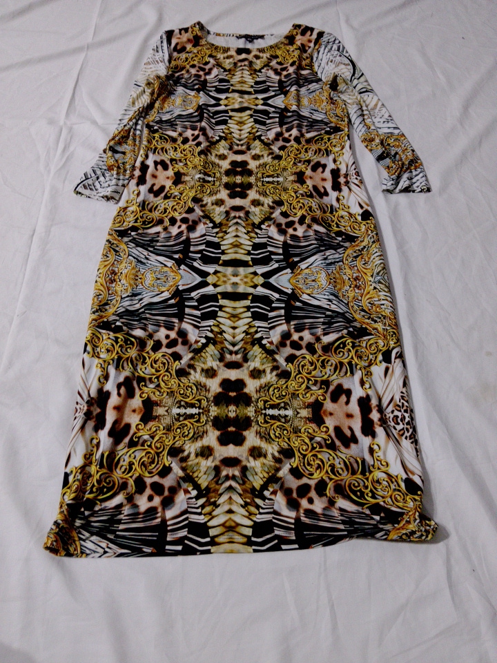 Vestido Maxi de Estampa de Leopardo Saks Fifth Ave..