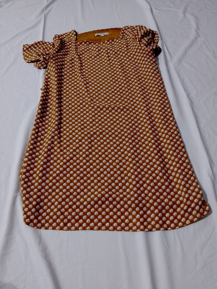 Robe à manches courtes à pois Loft