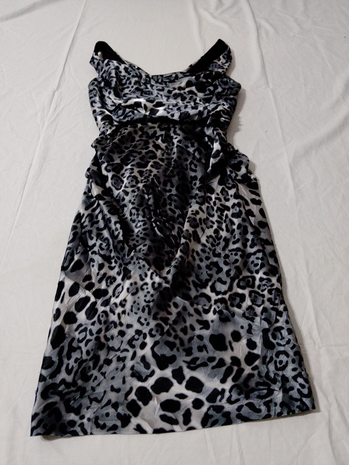 Maggie Boutique Leopard Print Party Dress