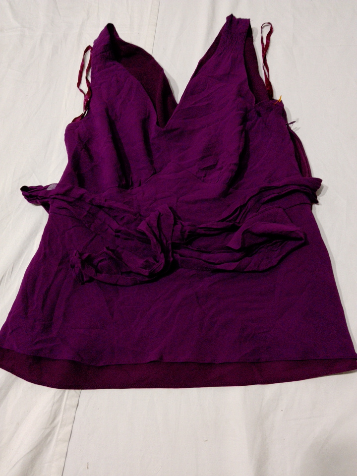 Chemisier sans manches violet Ann Taylor