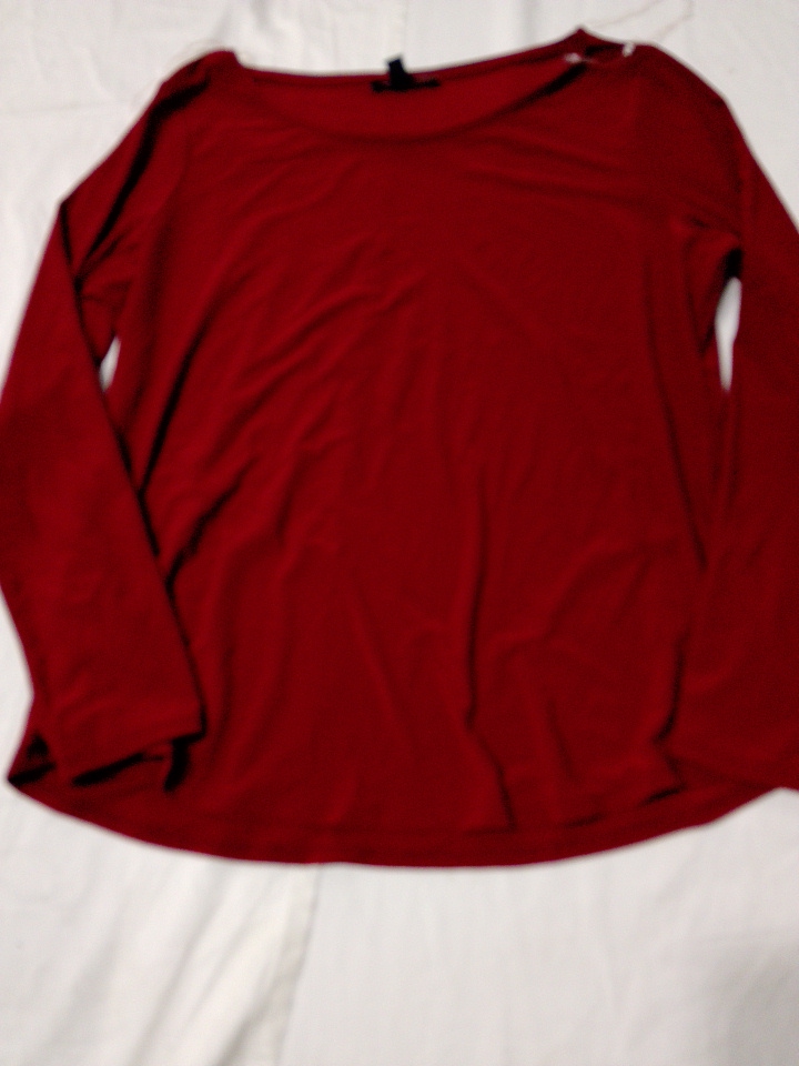 Roz & Ali Haut à col bateau à manches longues