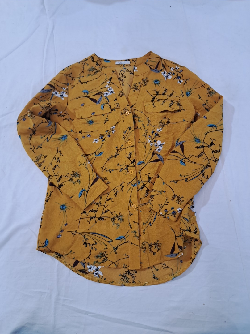 Sot Printed Floral Blouse