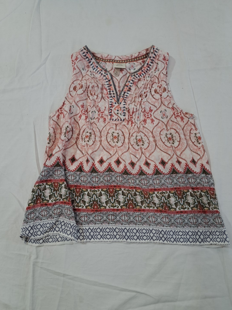 Knox Rose Printed Sleeveless Blouse
