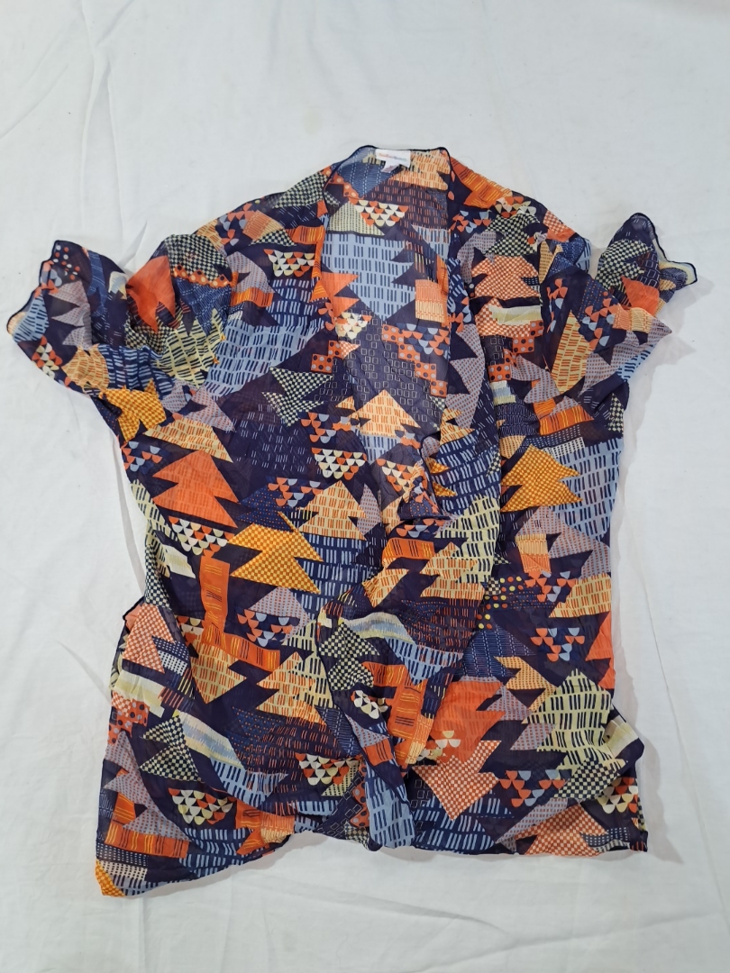 Lululemon Printed Wrap Blouse