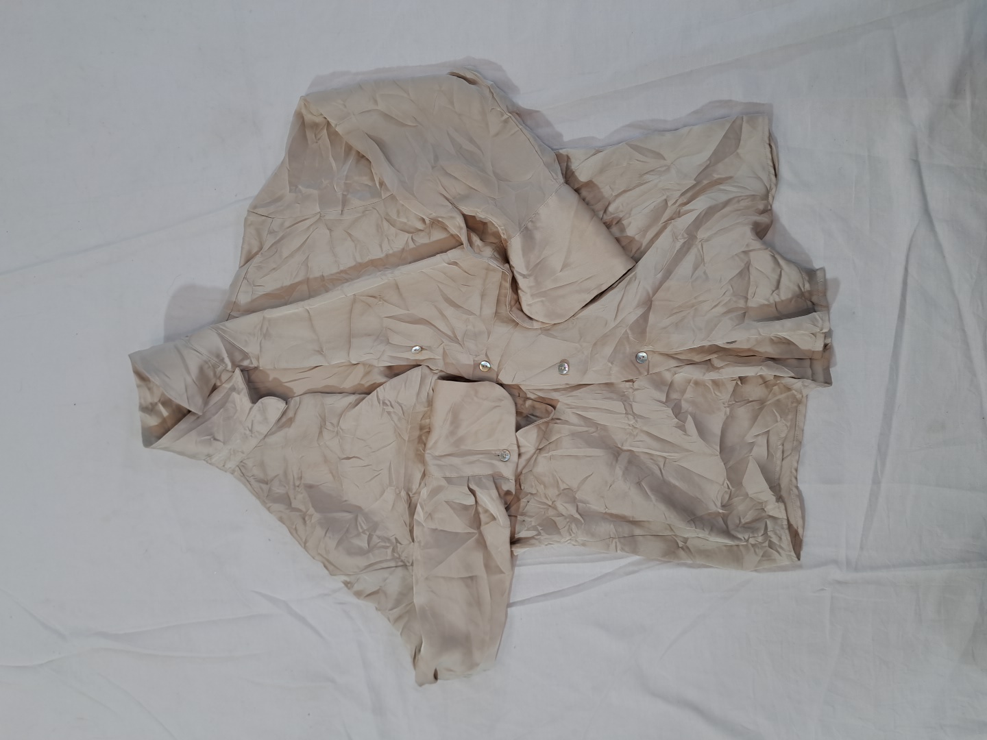 Zara Long Sleeve Button-Up Blouse