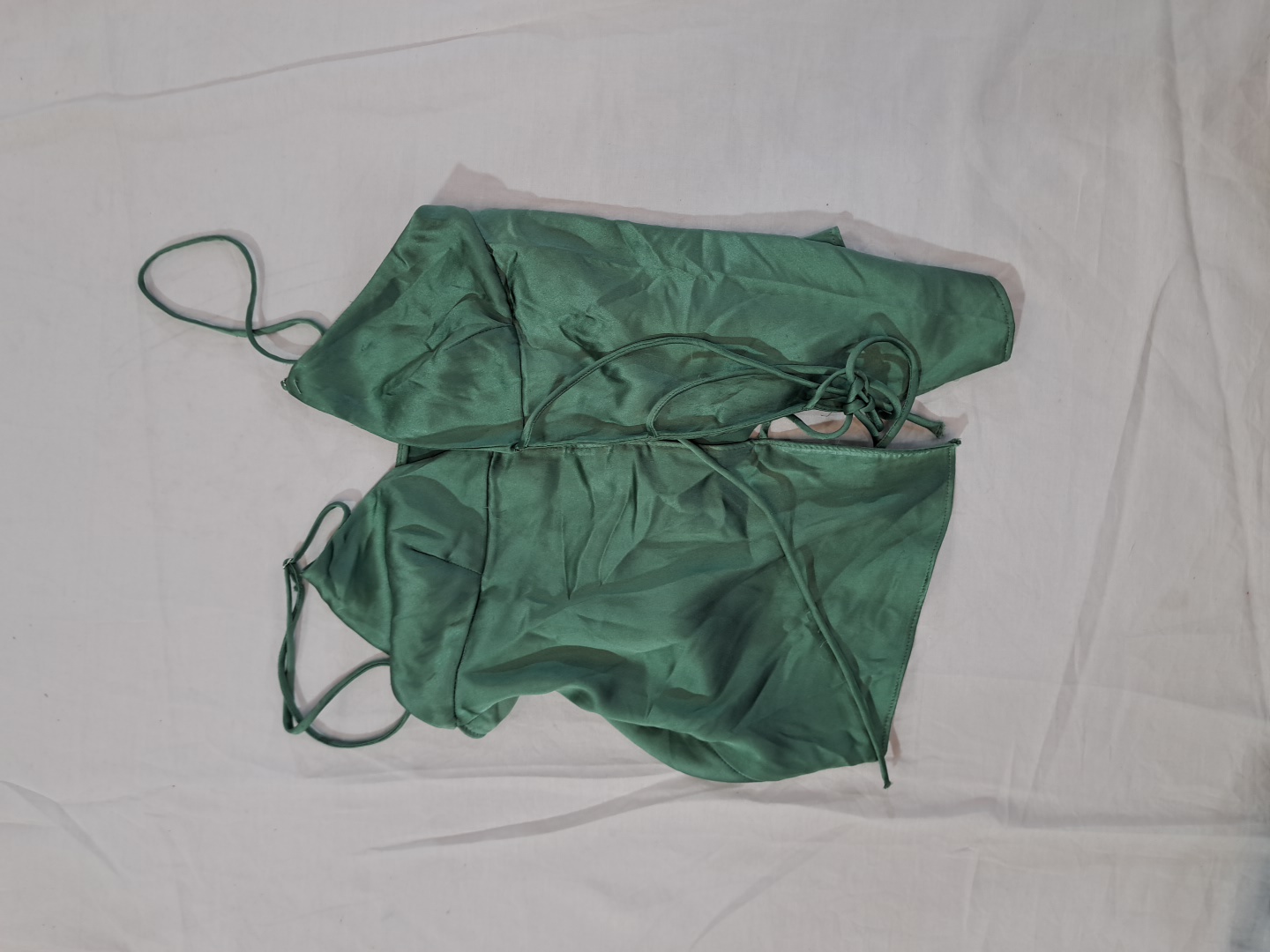 Zara Green Satin Camisole