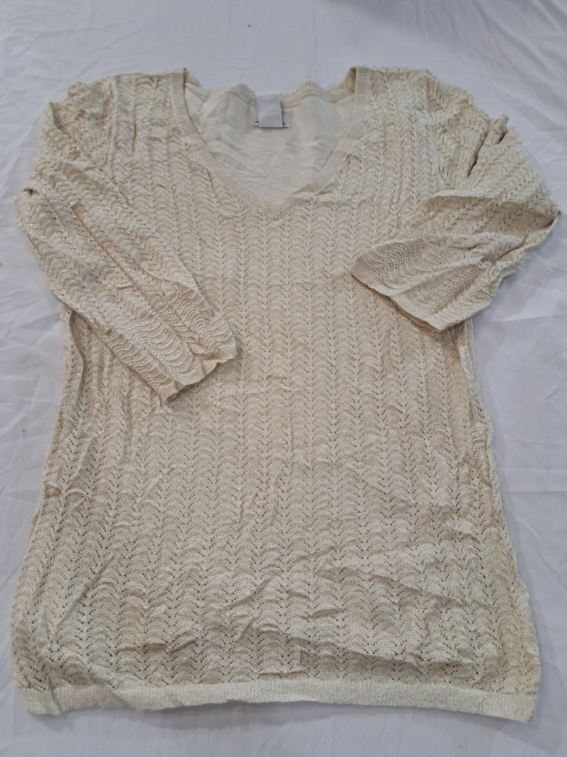 Jaclyn Smith V-Neck Knit Sweater