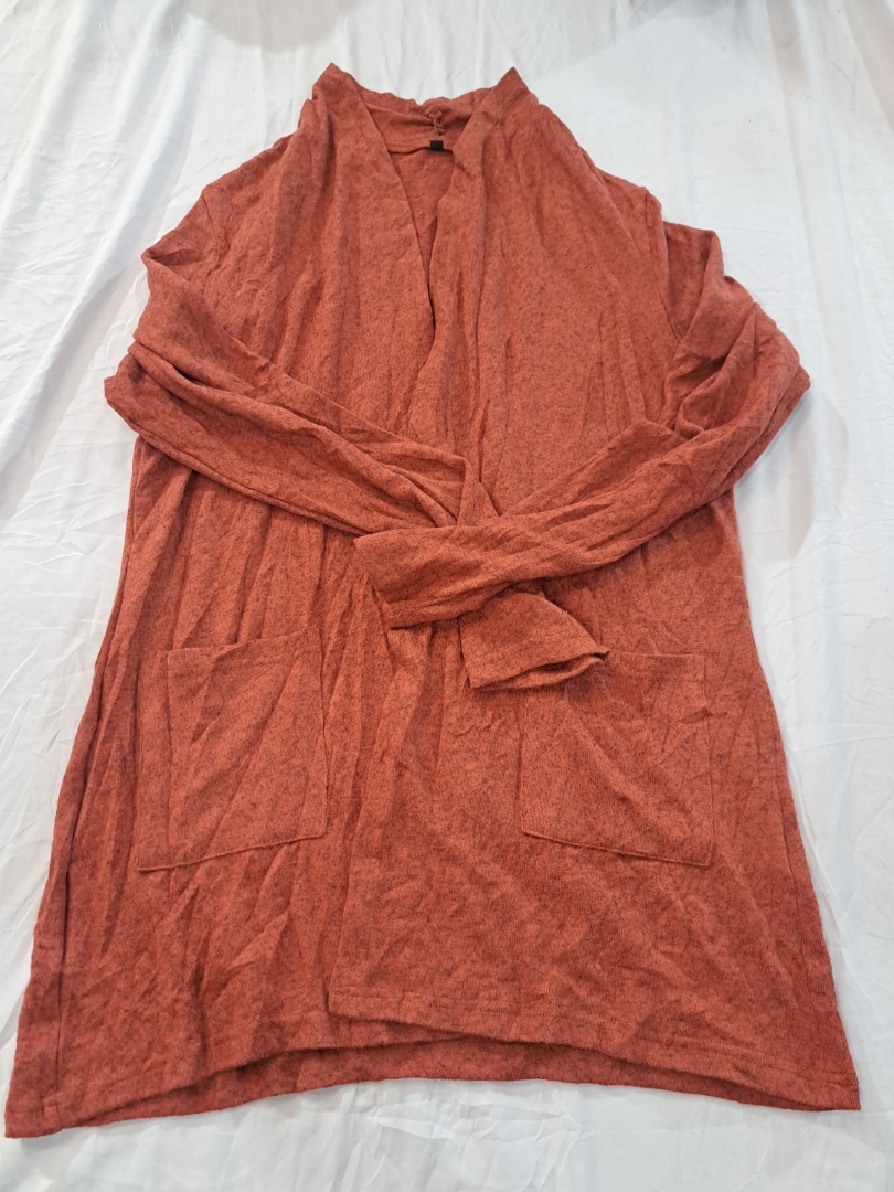 Cardigã de Tricô Rust Sem Marca