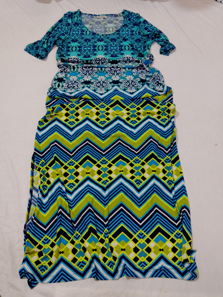 dressbarn Printed Maxi Dress