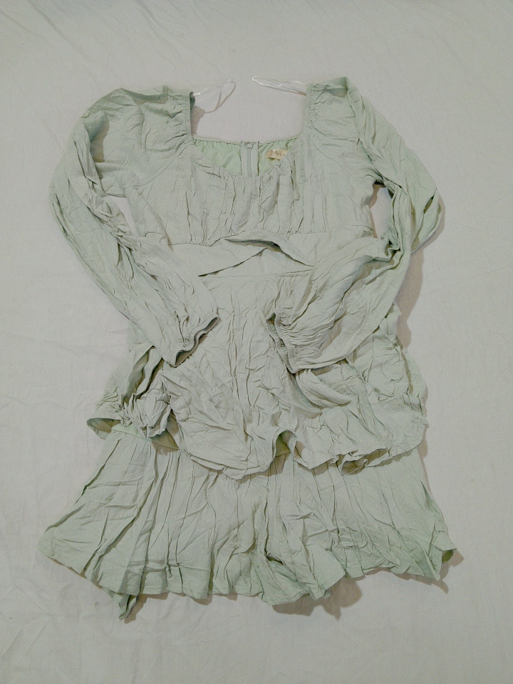 Robe midi froncée Attard State