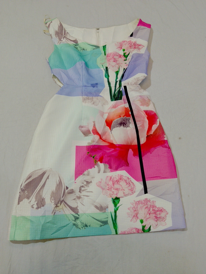 State of Being Floral Print Ärmelloses Kleid