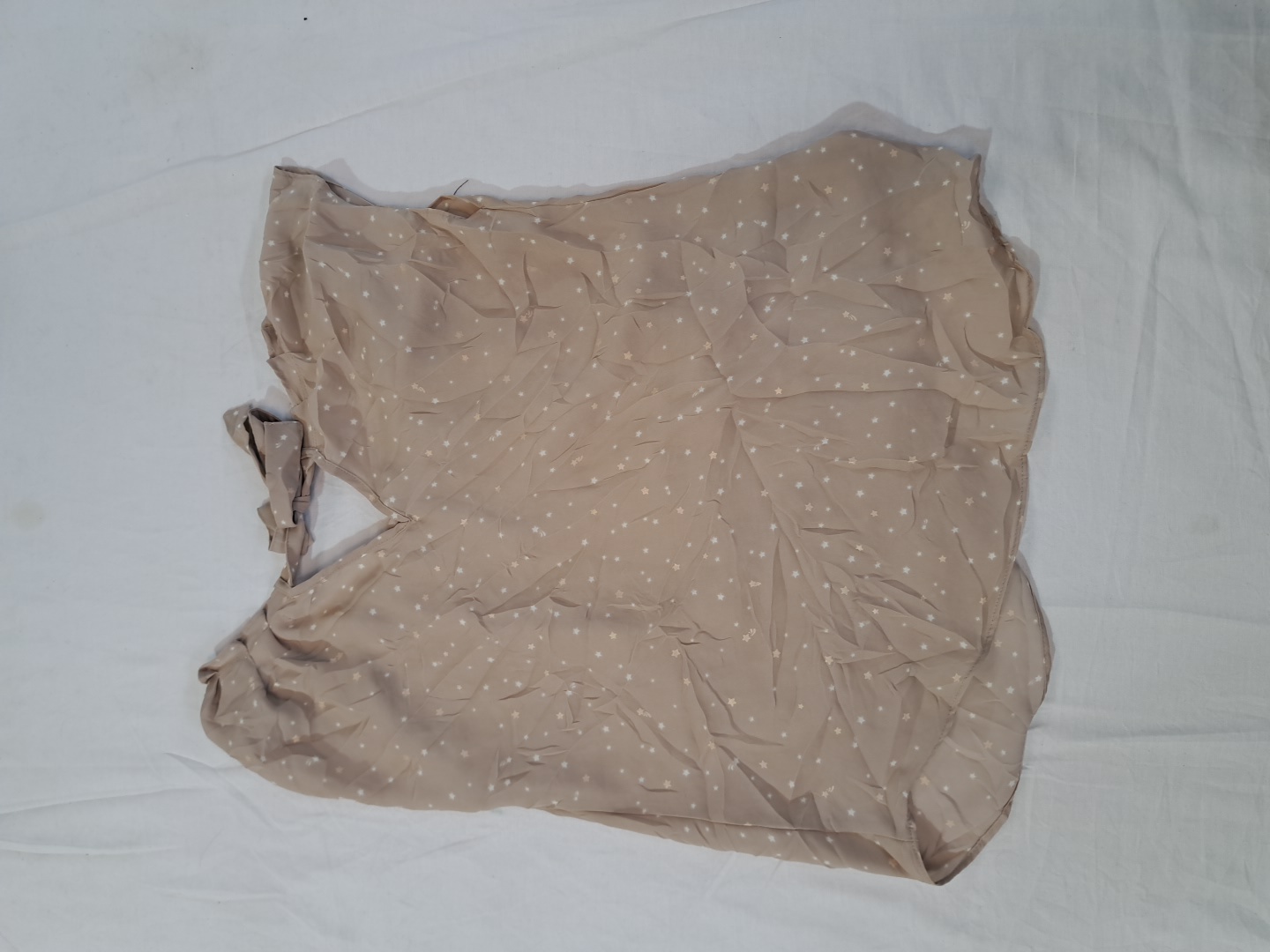 LC Lauren Conrad Printed V-Neck Blouse